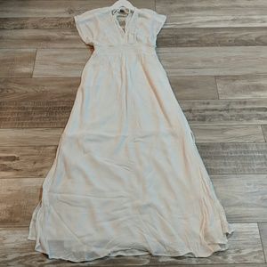 ella moss gauze maternity maxi dress